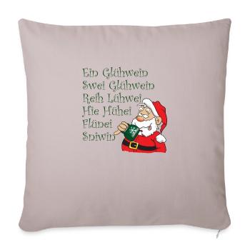 Gluehwein - Sofakissenbezug 45 x 45 cm - helles Taupe - Vorne