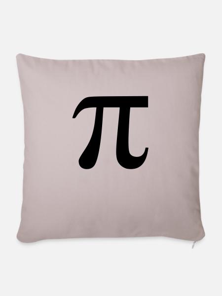 pi - Sofakissenbezug 45 x 45 cm - helles Taupe