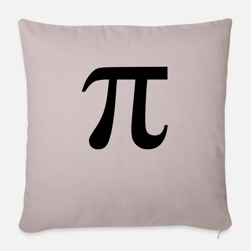 pi - Sofakissenbezug 45 x 45 cm - helles Taupe