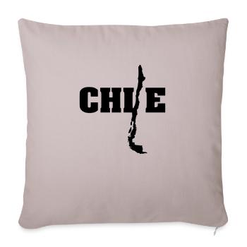 Chile (ID: 002004) - Sofakissenbezug 45 x 45 cm - helles Taupe - Vorne
