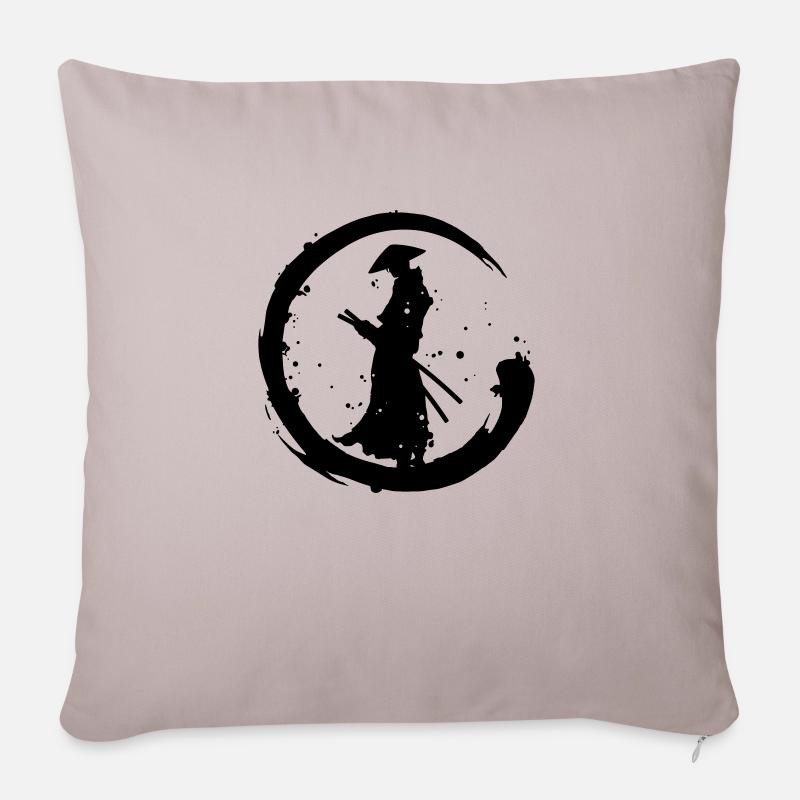Enso Ronin - Housse de coussin décorative 45 x 45 cm - taupe clair