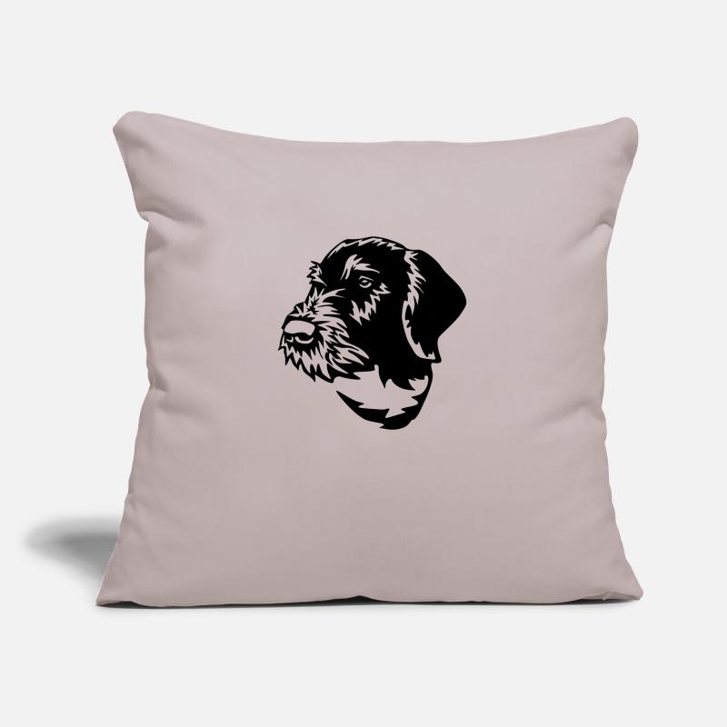 Deutsch Drahthaar Sofakissenbezug 45 x 45 cm