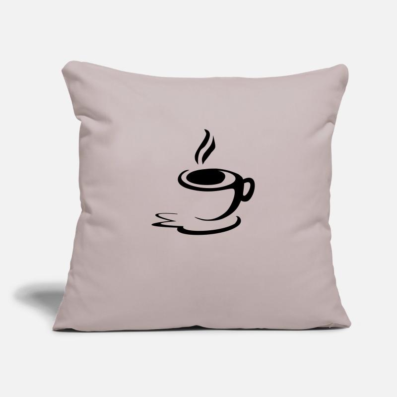 coffee cup Sofa pillowcase 17,3'' x 17,3'' (45 x 45 cm)