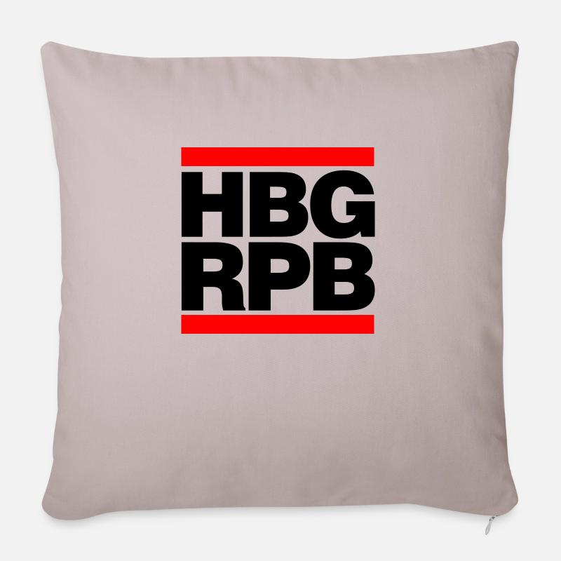 Hamburg Reeperbahn (HBG RPG) - Sofakissenbezug 45 x 45 cm - helles Taupe
