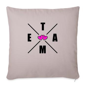 Team Herats - Sofa pillowcase 17,3'' x 17,3'' (45 x 45 cm) - light taupe - Front