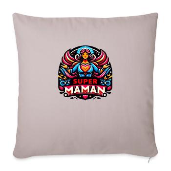 Super Love Mom - Sofa pillowcase 17,3'' x 17,3'' (45 x 45 cm) - light taupe - Front