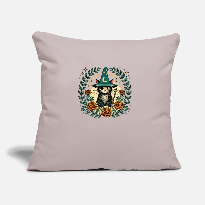 Wizard Kitty Cat Sofa pillowcase 17,3'' x 17,3'' (45 x 45 cm)