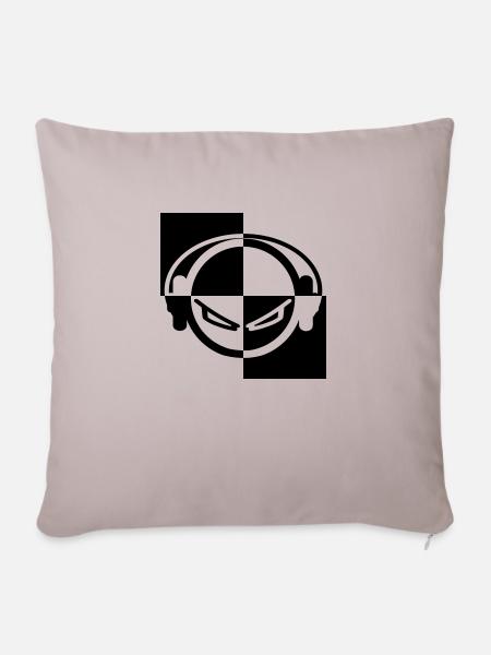 dj - Sofakissenbezug 45 x 45 cm - helles Taupe