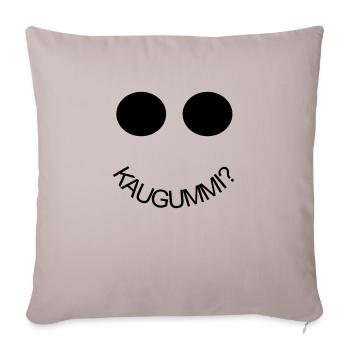 mr kaugummi - Sofakissenbezug 45 x 45 cm - helles Taupe - Vorne