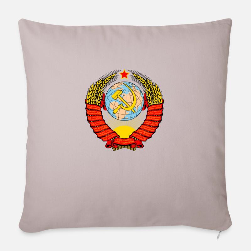 USSR soviet union - Sofakissenbezug 45 x 45 cm - helles Taupe