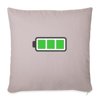 Full Battery - Sofakissenbezug 45 x 45 cm - helles Taupe - Vorne