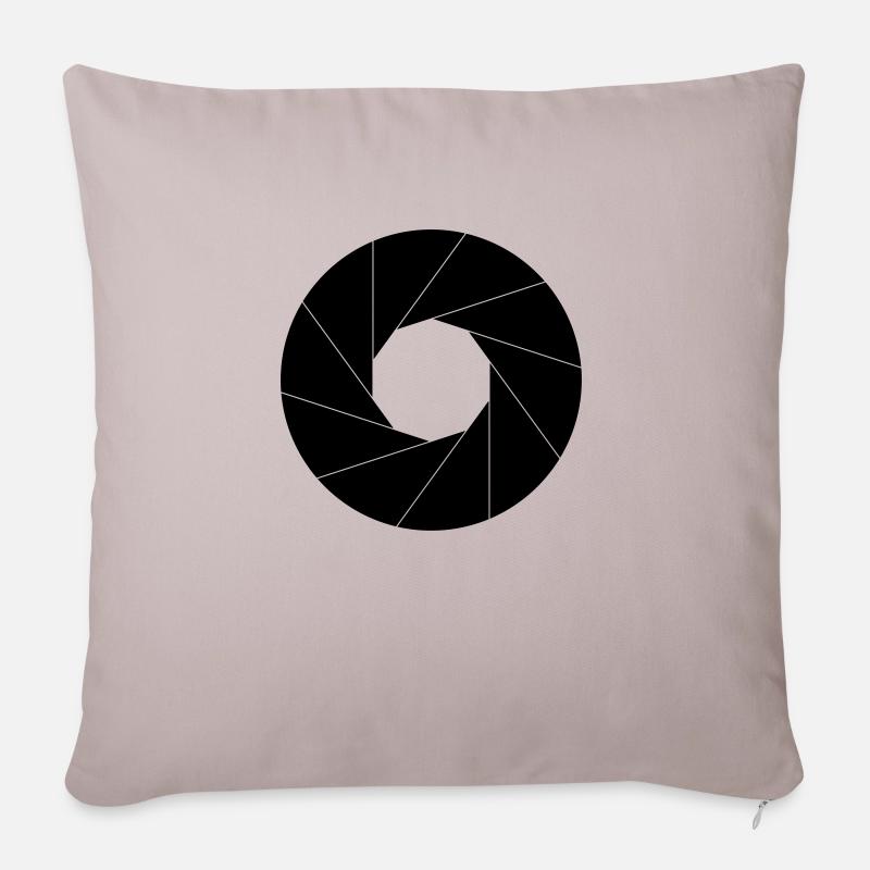 shutter - Sofakissenbezug 45 x 45 cm - helles Taupe