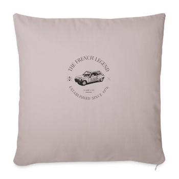  R5 FRENCH CAR - Housse de coussin décorative 45 x 45 cm - taupe clair - Devant