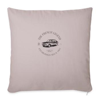  204 FRENCH CAR - Housse de coussin décorative 45 x 45 cm - taupe clair - Devant