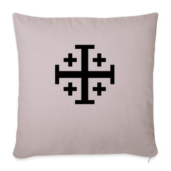 Christianity Collection - Sofa pillowcase 17,3'' x 17,3'' (45 x 45 cm) - light taupe - Front