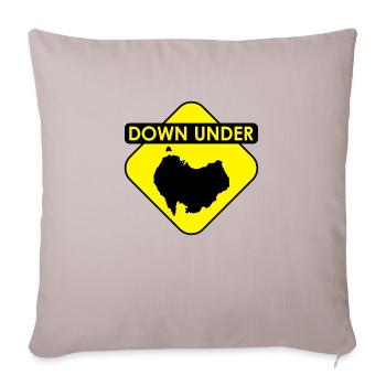 Australia Down Under Sign upside down - Sofakissenbezug 45 x 45 cm - helles Taupe - Vorne