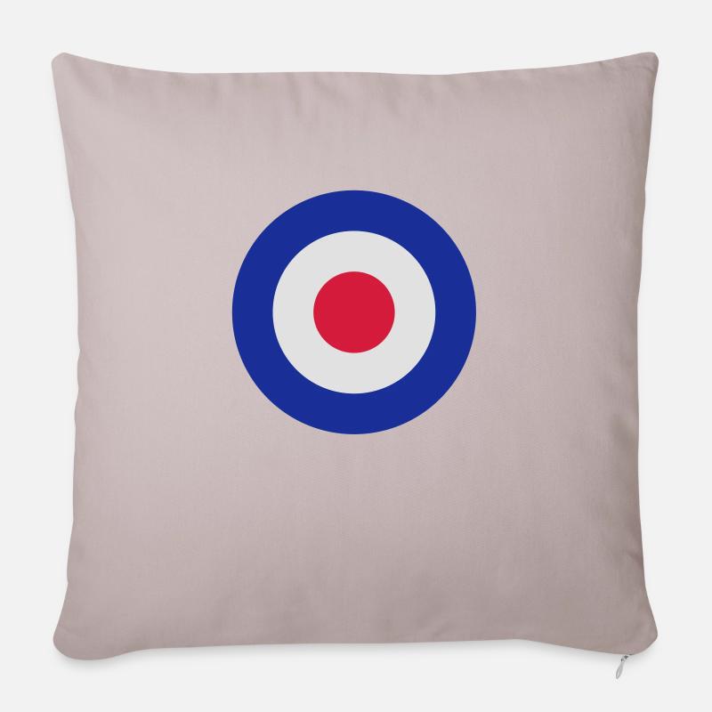 raf_roundel - Housse de coussin décorative 45 x 45 cm - taupe clair