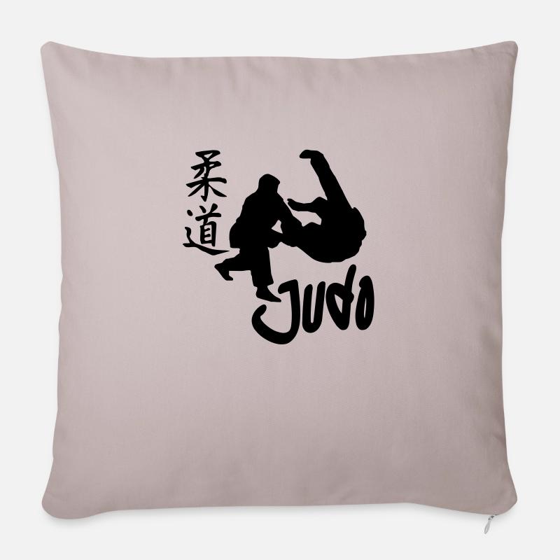 judo - Sofakissenbezug 45 x 45 cm - helles Taupe