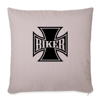 cb49_iron_biker uk - Sofa pillowcase 17,3'' x 17,3'' (45 x 45 cm) - light taupe - Front