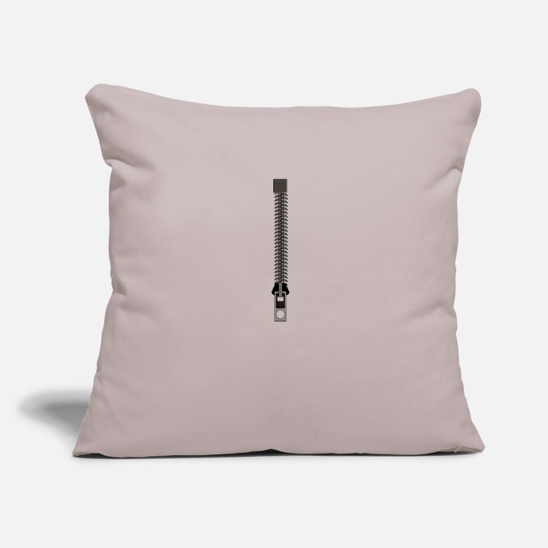 Fermeture éclair fermeture éclair fermeture éclair Housse de coussin décorative 45 x 45 cm