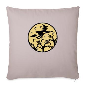 Witch Moon - Sofa pillowcase 17,3'' x 17,3'' (45 x 45 cm) - light taupe - Front