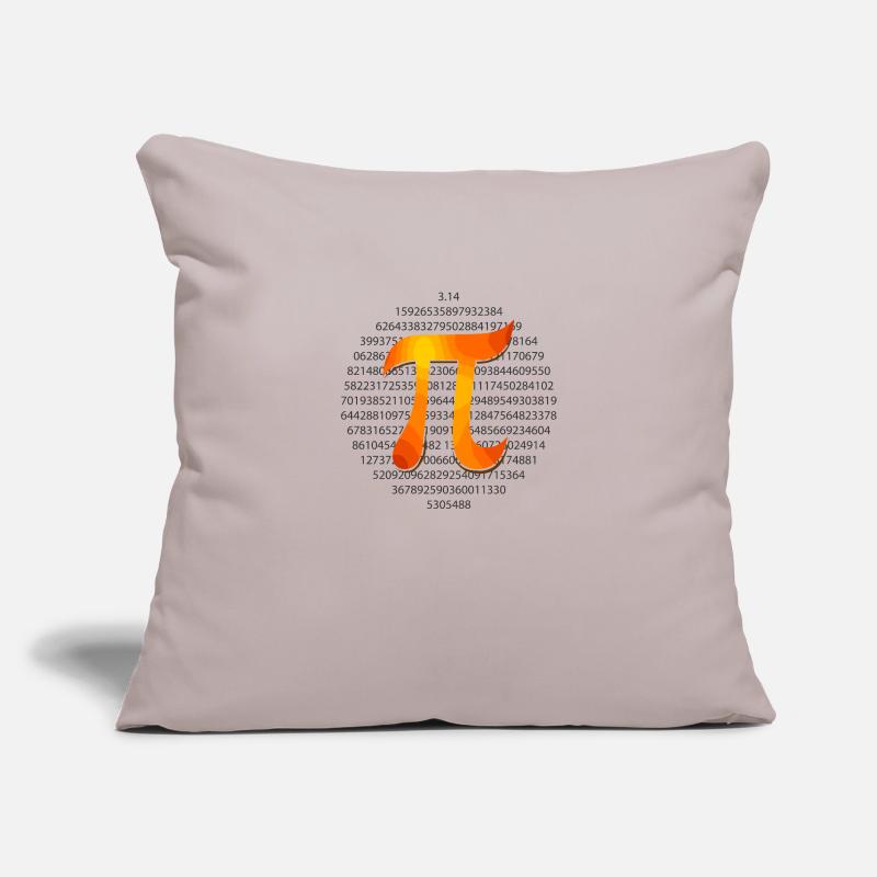 Math Symbols Pi Circle π 3.14 - Gift Idea Sofa pillowcase 17,3'' x 17,3'' (45 x 45 cm)
