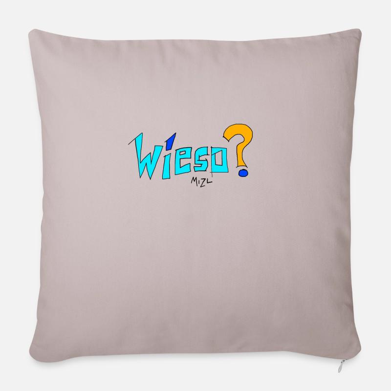 wieso - Sofakissenbezug 45 x 45 cm - helles Taupe