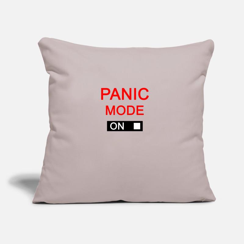 Mode panique sur le mode panique échapper échapper échapper Housse de coussin décorative 45 x 45 cm