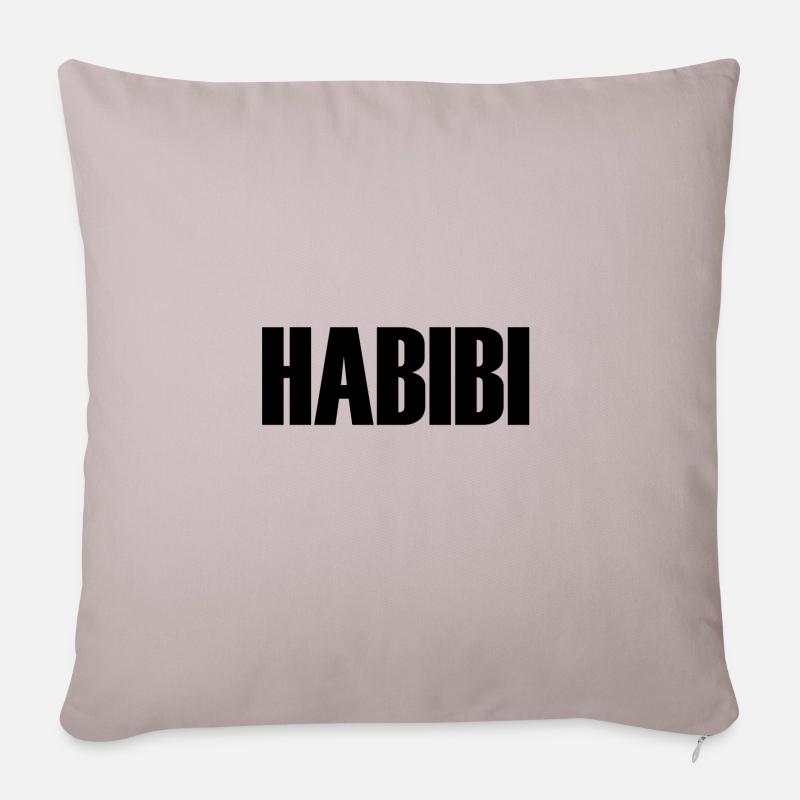 Habibi - Sofakissenbezug 45 x 45 cm - helles Taupe