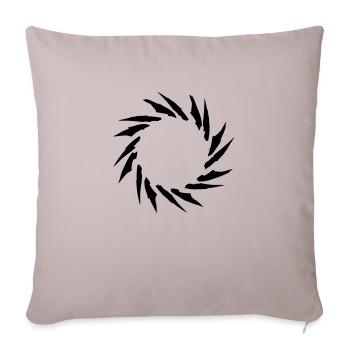 Cadre spirale - Housse de coussin décorative 45 x 45 cm - taupe clair - Devant