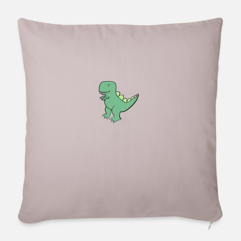 T-Rex - Sofakissenbezug 45 x 45 cm - helles Taupe