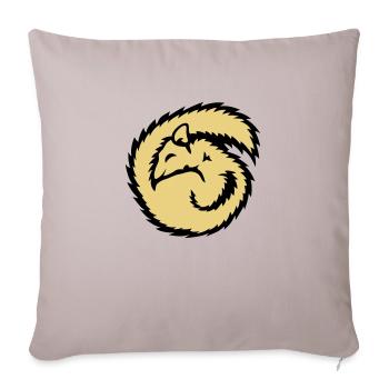 loir animal sleep sleep hibernation - Sofa pillowcase 17,3'' x 17,3'' (45 x 45 cm) - light taupe - Front