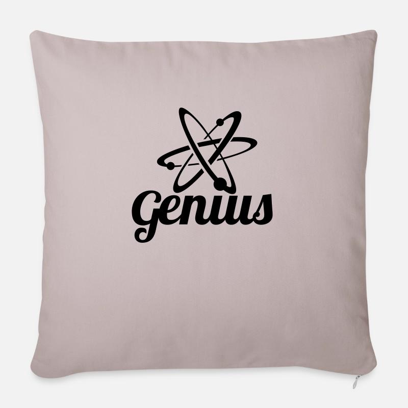 genius - Sofakissenbezug 45 x 45 cm - helles Taupe
