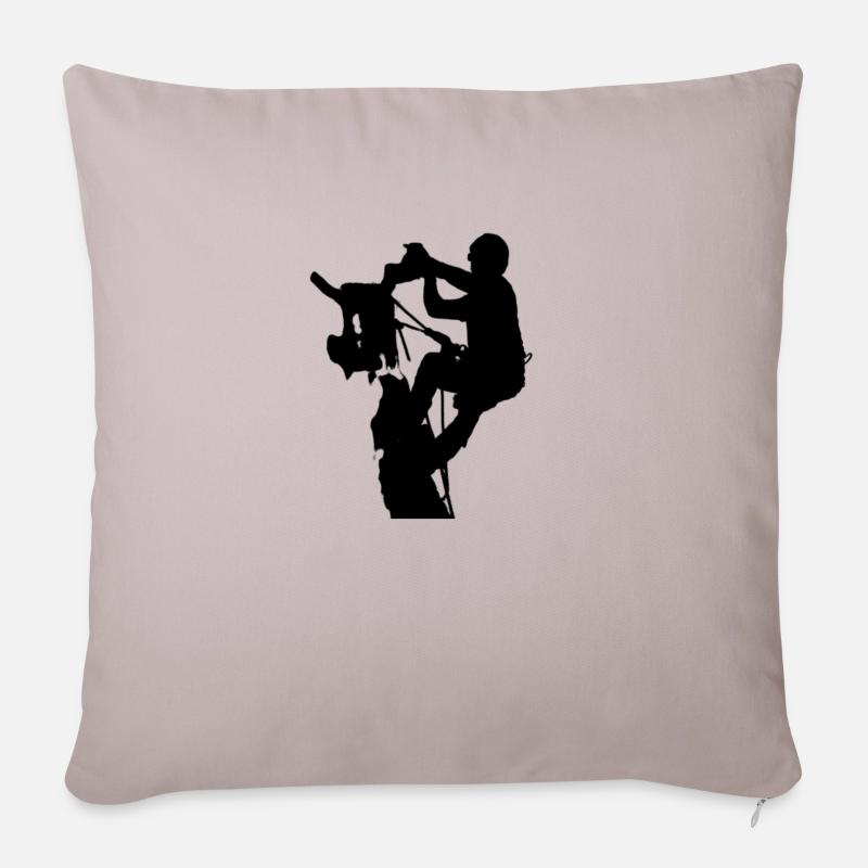 Arborist Baumpfleger - Sofakissenbezug 45 x 45 cm - helles Taupe