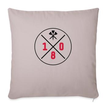 darts design 180 - Sofakissenbezug 45 x 45 cm - helles Taupe - Vorne