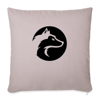 wolf - Housse de coussin décorative 45 x 45 cm - taupe clair - Devant