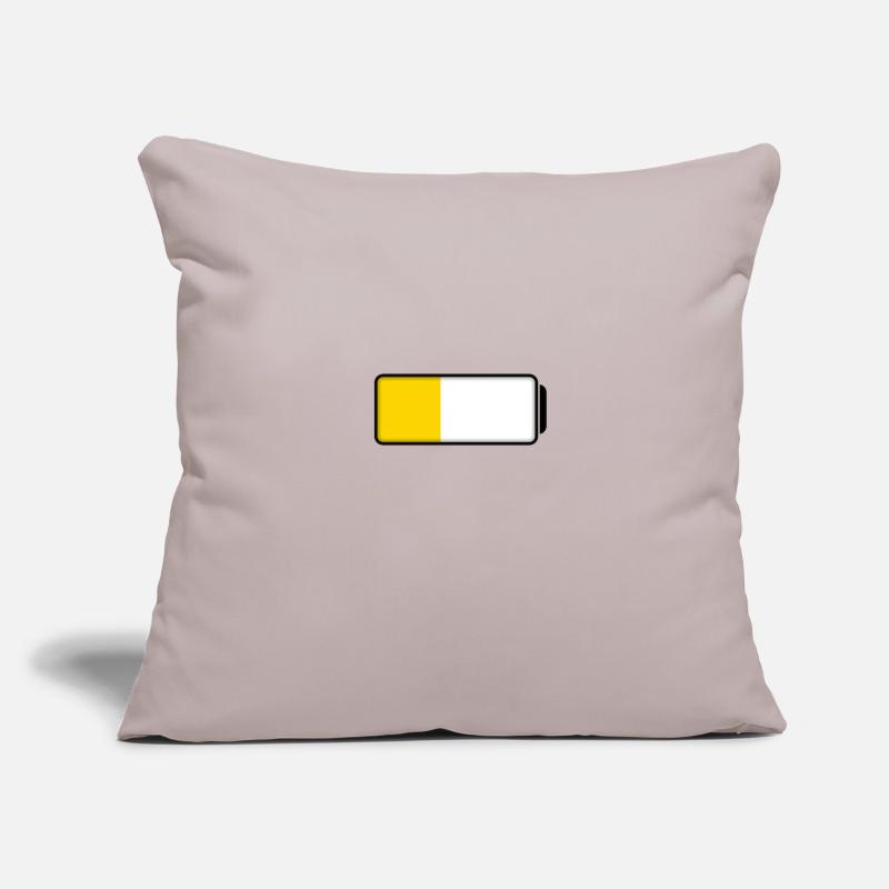 Battery (half-full / half-empty - 40%) Sofakissenbezug 45 x 45 cm