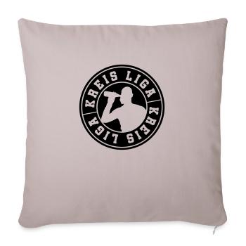 kreis liga kreis saufen - Sofakissenbezug 45 x 45 cm - helles Taupe - Vorne