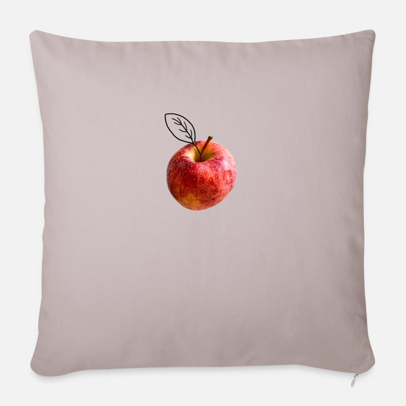 Apple leaf - Sofa pillowcase 17,3'' x 17,3'' (45 x 45 cm) - light taupe