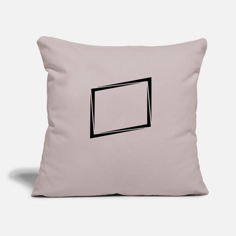 Shield rectangle frame Sofa pillowcase 17,3'' x 17,3'' (45 x 45 cm)