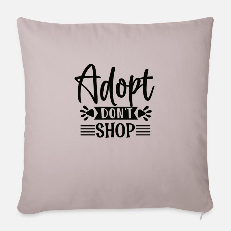 Shop Adopt Dont - Sofakissenbezug 45 x 45 cm - helles Taupe