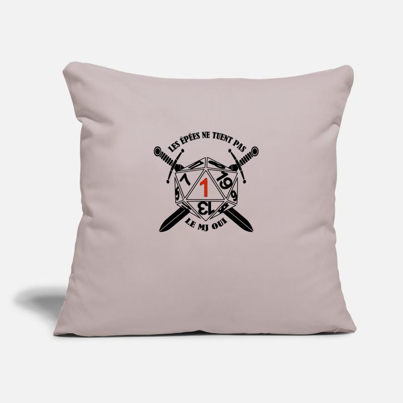 Les épées ne tuent pas le Maître du Jeu oui Housse de coussin décorative 45 x 45 cm