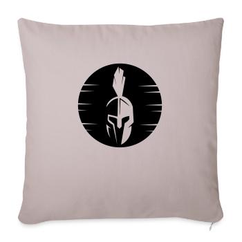 Spartiates - Housse de coussin décorative 45 x 45 cm - taupe clair - Devant