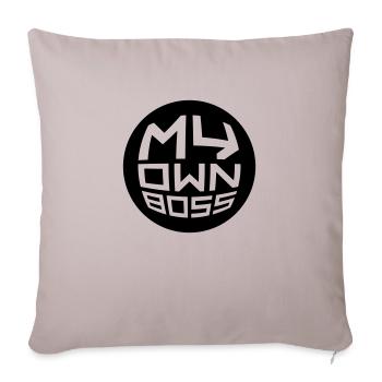 My Own Boss - Sofa pillowcase 17,3'' x 17,3'' (45 x 45 cm) - light taupe - Front