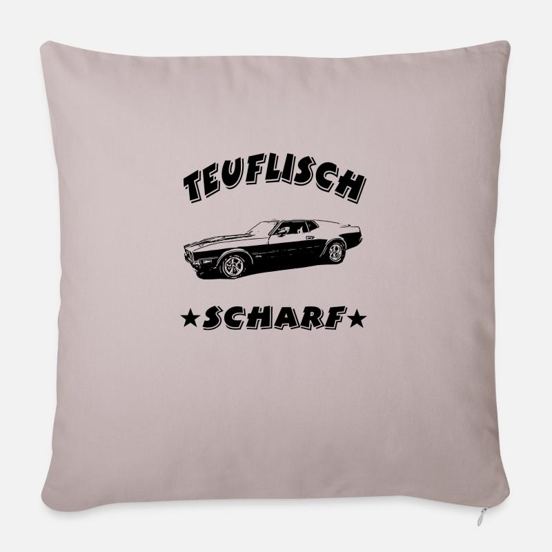 Auto - Sofakissenbezug 45 x 45 cm - helles Taupe