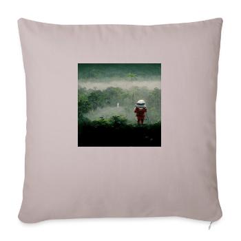Lonely Voyager 034 - Sofakissenbezug 45 x 45 cm - helles Taupe - Vorne