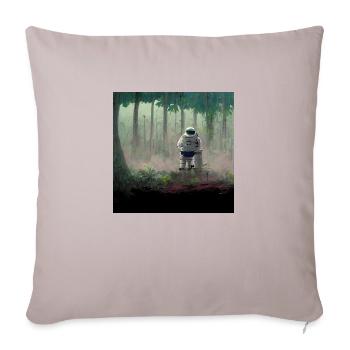 Lonely Voyager 041 - Sofakissenbezug 45 x 45 cm - helles Taupe - Vorne