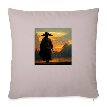 Samurai - Housse de coussin décorative 45 x 45 cm - taupe clair - Devant