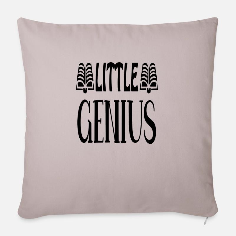 little genius - Sofakissenbezug 45 x 45 cm - helles Taupe