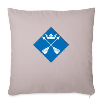 Dalécarlie - Housse de coussin décorative 45 x 45 cm - taupe clair - Devant